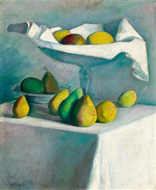STILL-LIFE WITH PEARS by Deszö Czigány